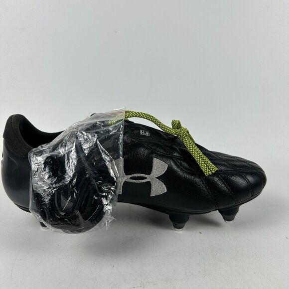 Under Armour Hydrastrike II SG Soccer Cleats Women US 8.5 Black with Extra Laces - Picture 7 of 14